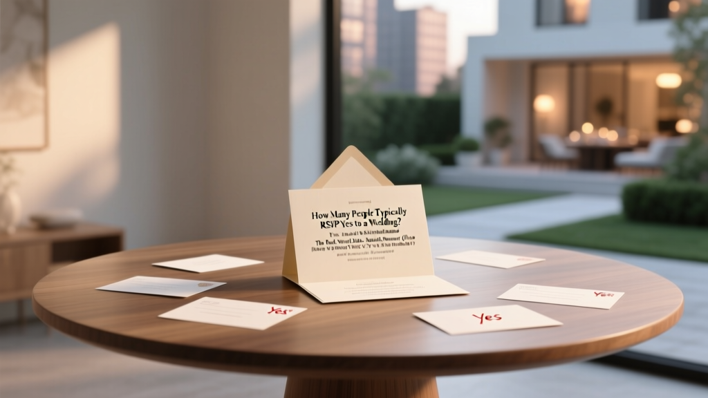 How Many People Typically RSVP Yes to a Wedding? The Real-World Data-Backed Answer (Plus How to Predict *Your* Exact 'Yes' Rate Within 3% Accuracy)