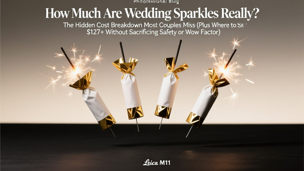How Much Are Wedding Sparklers Really? The Hidden Cost Breakdown Most Couples Miss (Plus Where to Save $127+ Without Sacrificing Safety or Wow Factor)