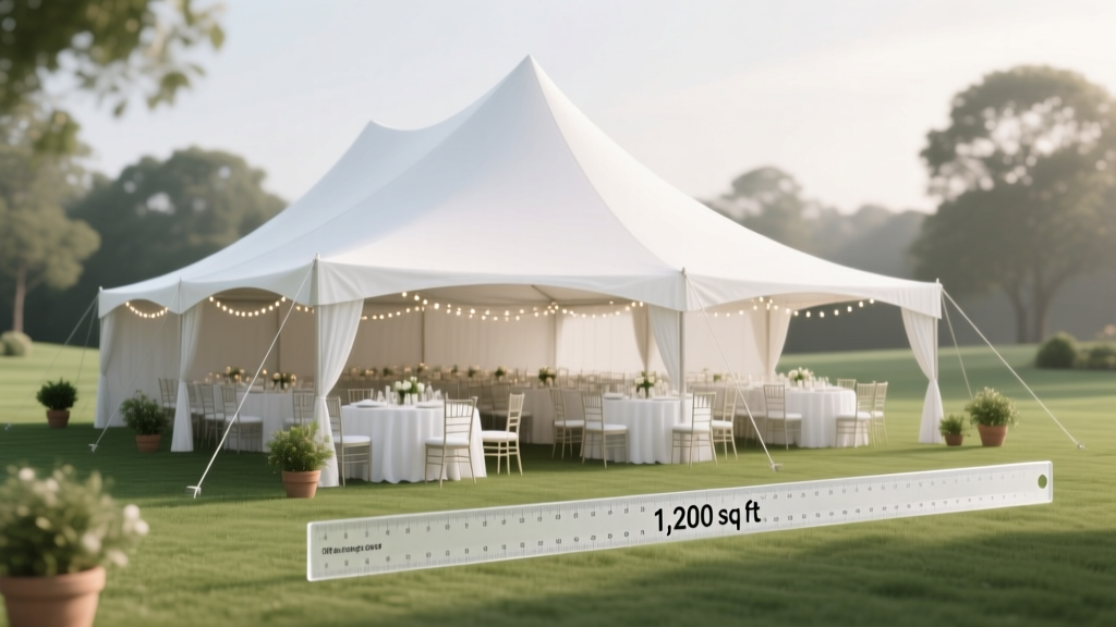 How Big a Tent for Wedding? The Exact Square Footage Formula Pros Use (No Guesswork, No Overpaying, No Last-Minute Panic)
