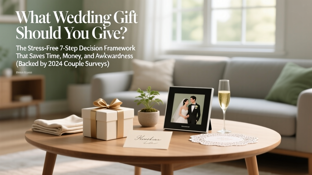 What Wedding Gift Should You Give? The Stress-Free 7-Step Decision Framework That Saves Time, Money, and Awkwardness (Backed by 2024 Couple Surveys)
