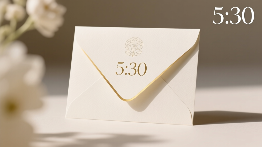 How to Write Five Thirty on Wedding Invitation: The Exact Format Rules (That 87% of Couples Get Wrong—and Why It’s Costing Them RSVP Confusion & Last-Minute Stress)