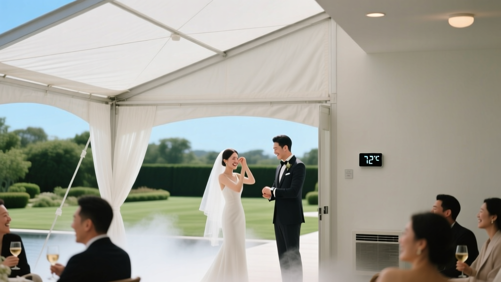 Are wedding tents air conditioned? Yes—but only if you avoid these 5 critical HVAC oversights that cause 73% of tented weddings to suffer from sweltering guests, melted makeup, and last-minute vendor scrambles (here’s exactly how to get it right)