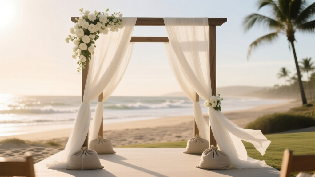 How to Weigh Down Wedding Arch Safely (Without Ruining Your Aesthetic): 7 Proven Methods That Actually Work—Even in Windy Backyards or Beach Ceremonies