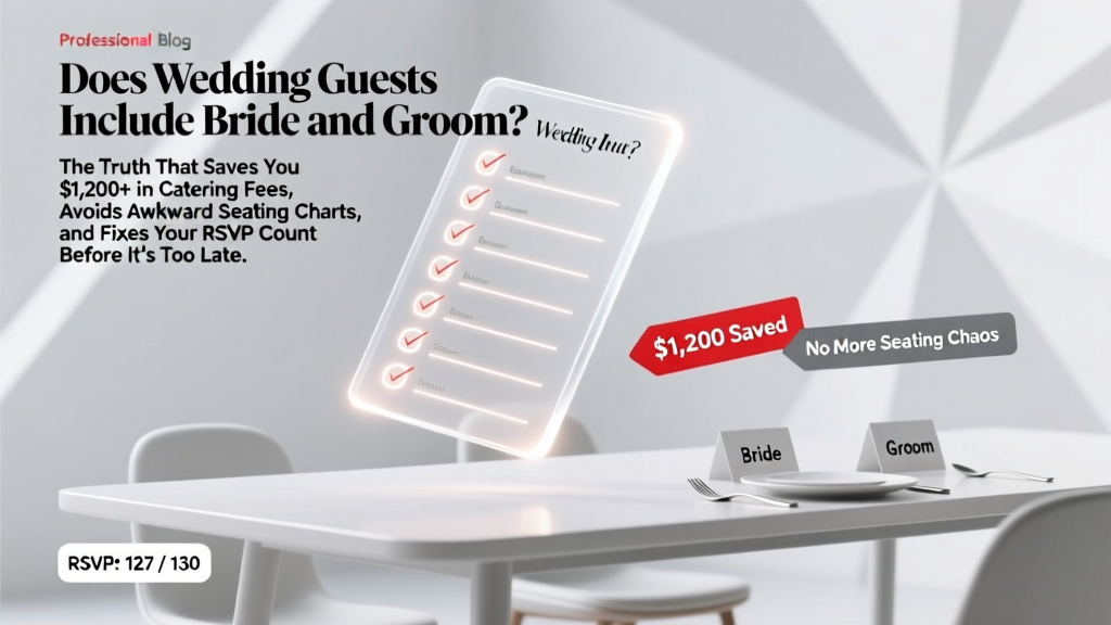 Does Wedding Guests Include Bride and Groom? The Truth That Saves You $1,200+ in Catering Fees, Avoids Awkward Seating Charts, and Fixes Your RSVP Count Before It’s Too Late