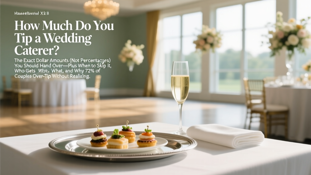 How Much Do You Tip a Wedding Caterer? The Exact Dollar Amounts (Not Percentages) You Should Hand Over—Plus When to Skip It, Who Gets What, and Why 72% of Couples Over-Tip Without Realizing