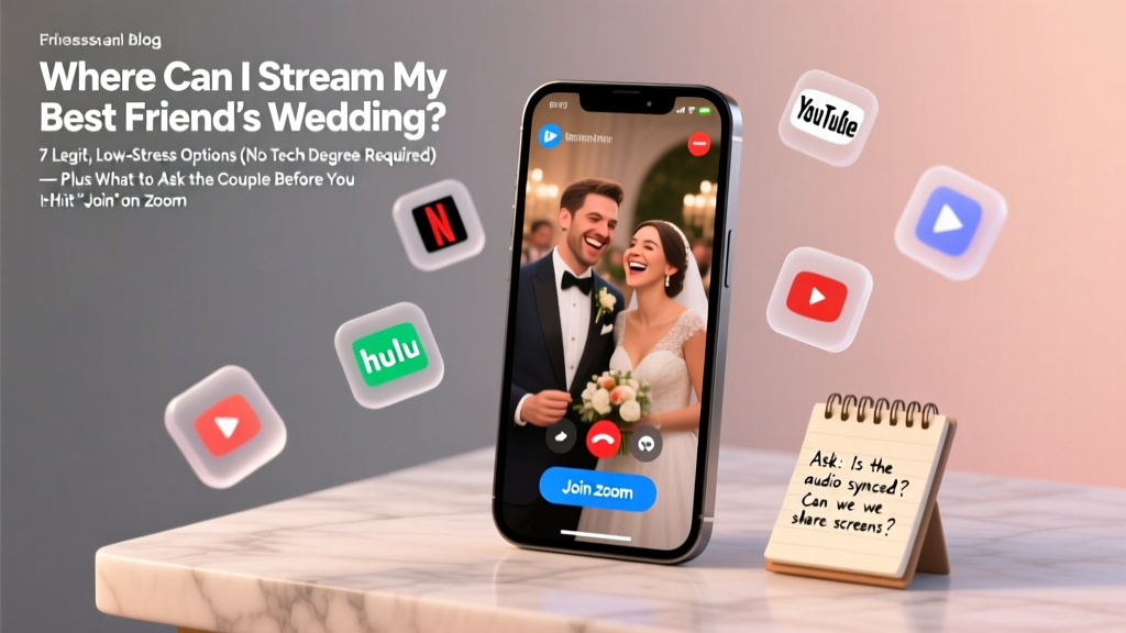 Where Can I Stream My Best Friend’s Wedding? 7 Legit, Low-Stress Options (No Tech Degree Required) — Plus What to Ask the Couple *Before* You Hit 'Join' on Zoom