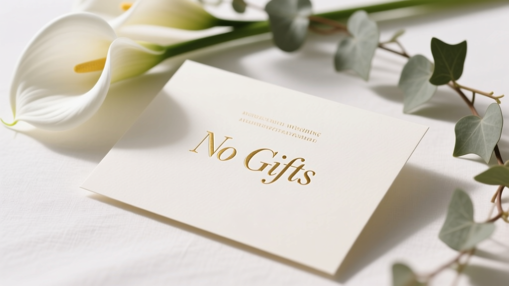 How to Write 'No Gifts' on Wedding Invitations the Right Way: 7 Polite, Culturally Smart Phrases That Actually Work (Without Offending Anyone)