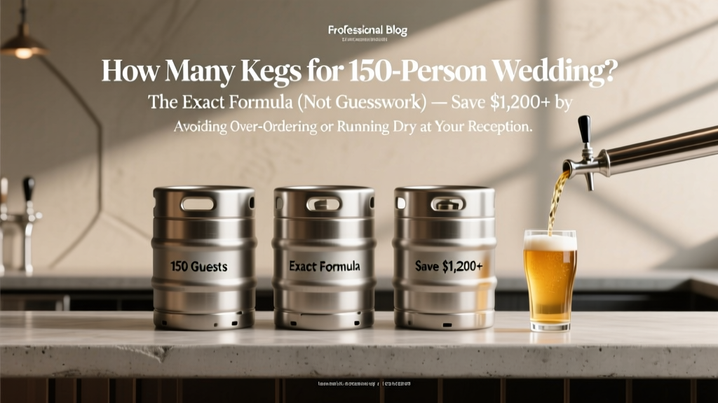 How Many Kegs for 150 Person Wedding? The Exact Formula (Not Guesswork) — Save $1,200+ by Avoiding Over-Ordering or Running Dry at Your Reception