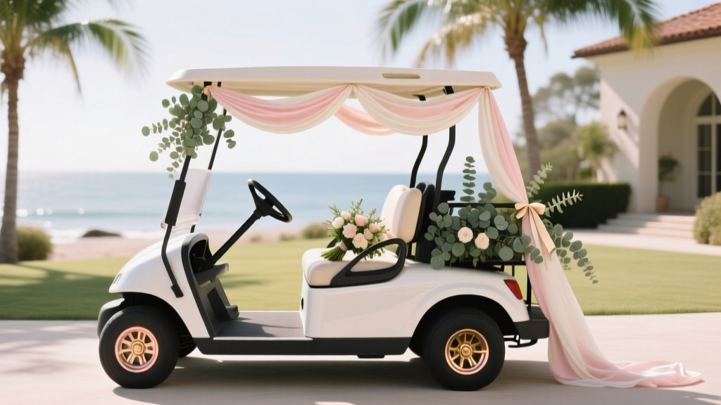How to Decorate a Golf Cart for a Wedding: 7 Stress-Free Steps That Take Under 90 Minutes (No Floral Expertise Required)