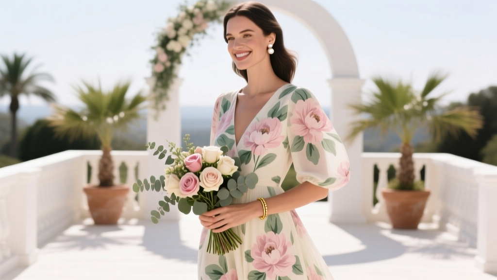 Can You Wear a Floral Dress with White Background to a Wedding? Yes—But Only If You Pass These 5 Visual Etiquette Checks (Most Guests Fail #3)
