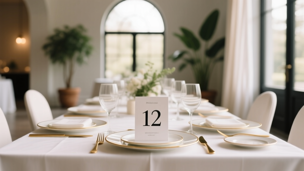 Do You Need Table Numbers at a Wedding? The Truth Is: It Depends on Your Guest Count, Venue Layout, and Seating Style—Here’s Exactly When They’re Essential (and When They’re Just Extra Clutter)
