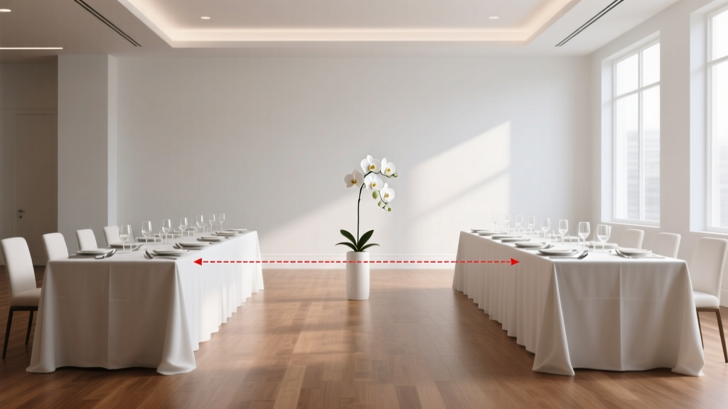 How Much Room Between Tables at a Wedding? The Exact Measurements You’re Missing (And Why 24 Inches Is a Dangerous Myth)