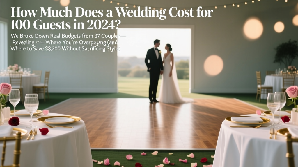 How Much Does a Wedding Cost for 100 Guests in 2024? We Broke Down Real Budgets from 37 Couples—Revealing Where You’re Overpaying (and Where to Save $8,200 Without Sacrificing Style)