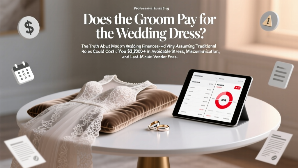 Does the groom pay for the wedding dress? The truth about modern wedding finances—and why assuming traditional roles could cost you $2,800+ in avoidable stress, miscommunication, and last-minute vendor fees.