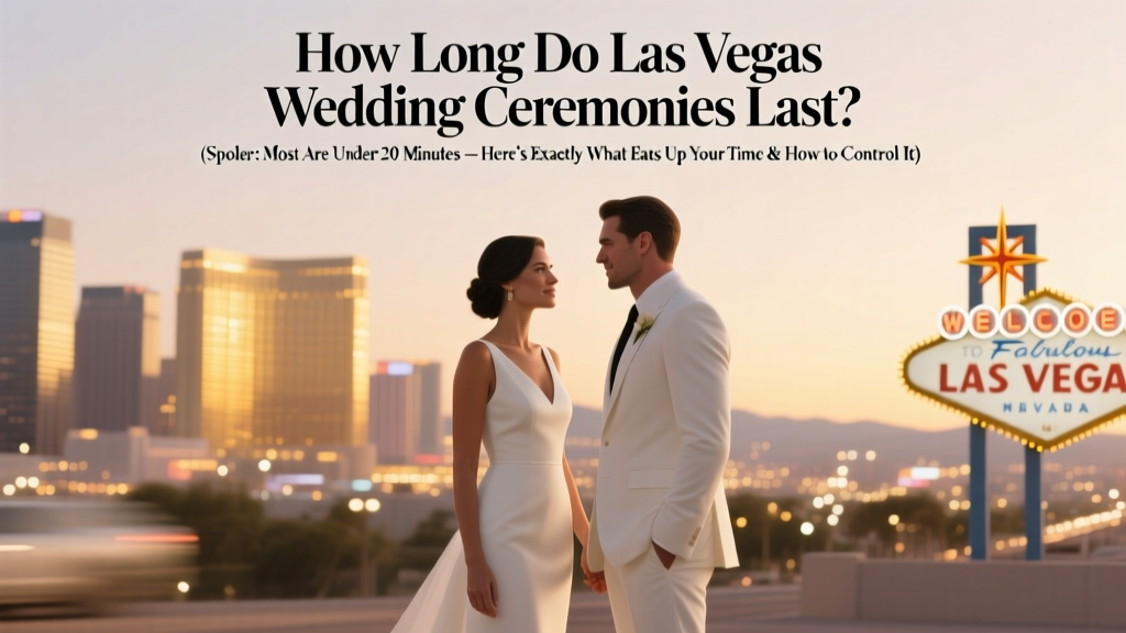 How Long Do Las Vegas Wedding Ceremonies Last? (Spoiler: Most Are Under 20 Minutes — Here’s Exactly What Eats Up Your Time & How to Control It)