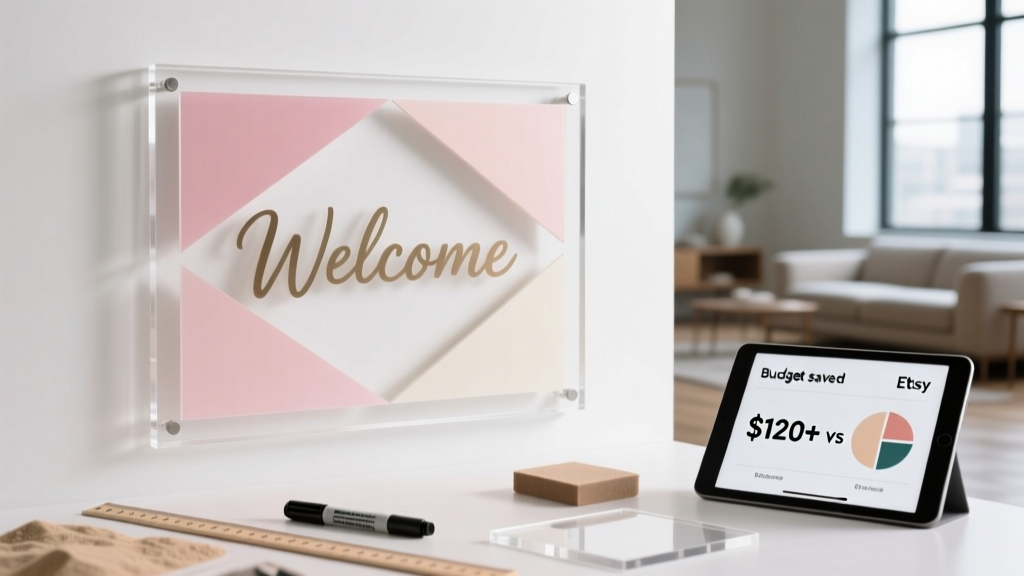 How to Make Acrylic Wedding Welcome Sign: 7 Foolproof Steps (No Laser Cutter Needed) + Budget Breakdown That Saves $120+ vs. Etsy