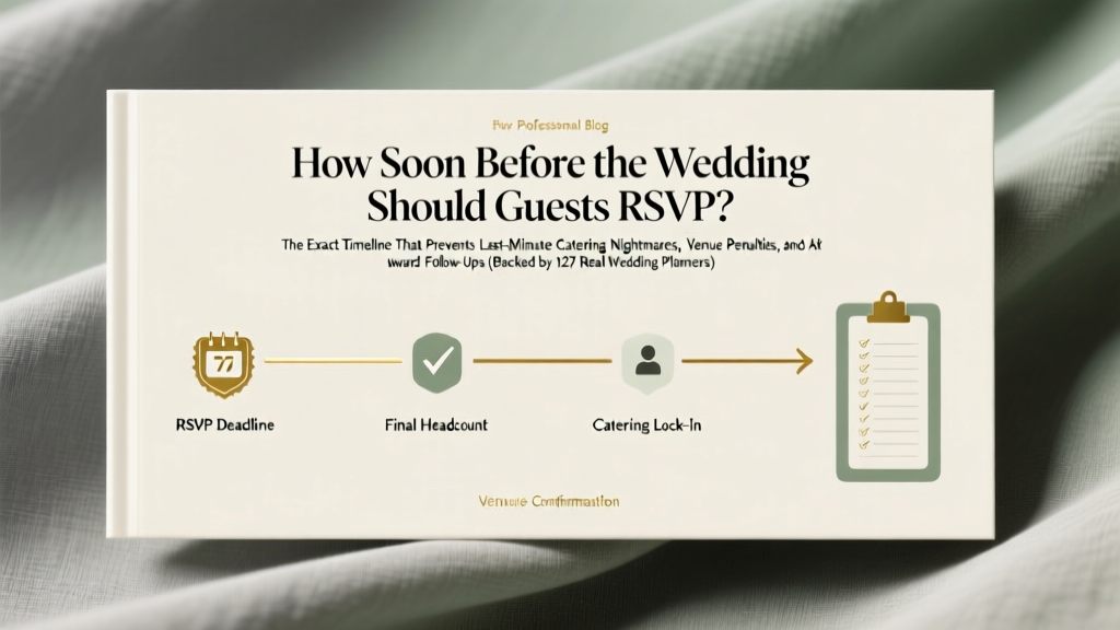 How Soon Before the Wedding Should Guests RSVP? The Exact Timeline That Prevents Last-Minute Catering Nightmares, Venue Penalties, and Awkward Follow-Ups (Backed by 127 Real Wedding Planners)