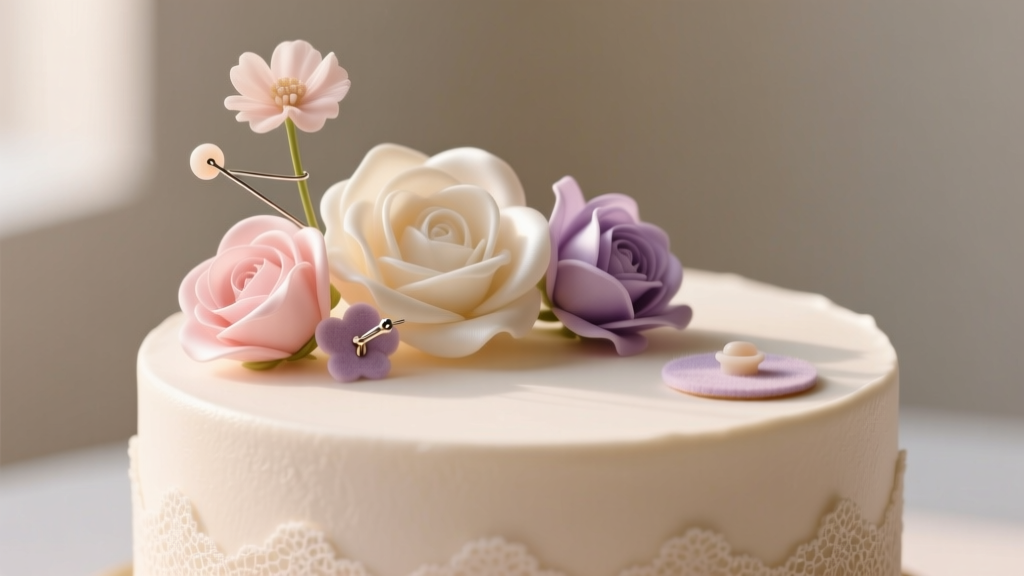 How to Attach Silk Flowers to a Wedding Cake Safely & Beautifully: 7 Foolproof Methods (No Food-Safe Glue Required, No Wilting, No Cake Damage)