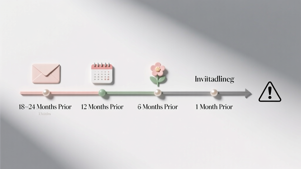 When Do You Send Wedding Invitations? The Exact Timeline (Backward-Planned from Your Date) — Plus What Happens If You Miss Each Deadline