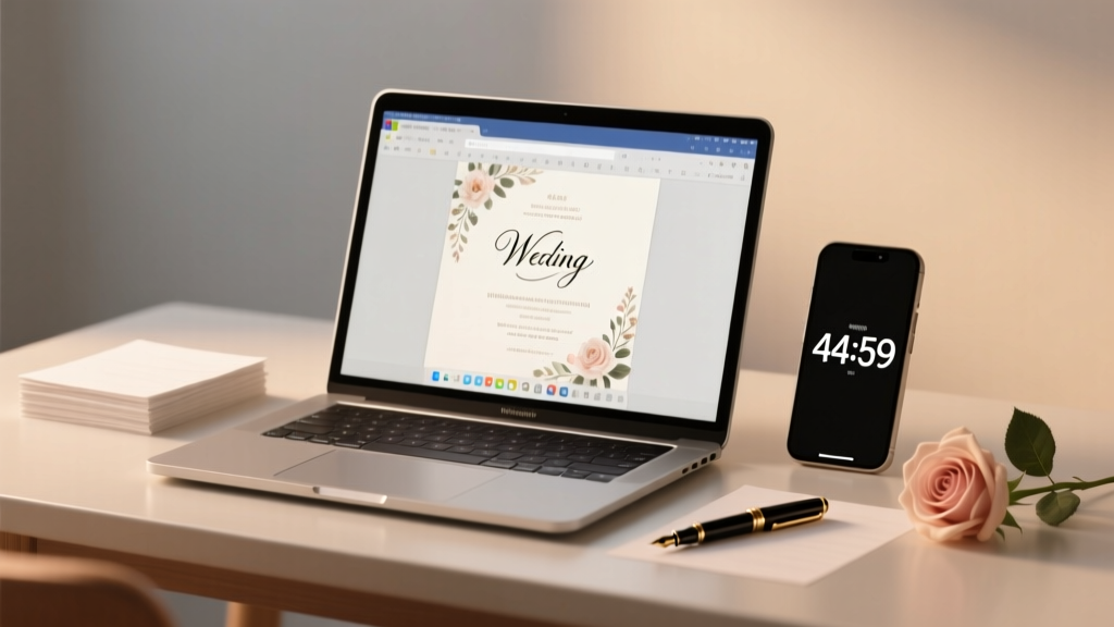 How to Make a Wedding Invitation in Microsoft Word (Without Design Skills, Templates, or Paying $200+): A 7-Step Stress-Free Guide That Takes Under 45 Minutes
