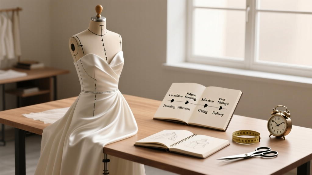 How to Get a Wedding Dress Made: The Realistic 7-Step Timeline (No Surprises, No $3,000 'Rush Fees', and Exactly When to Book Your Seamstress)