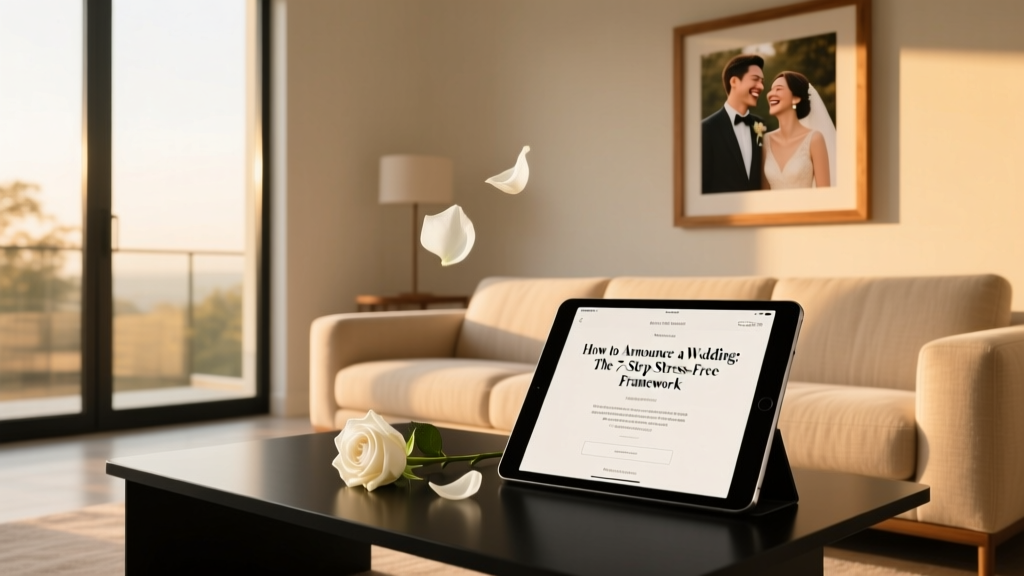 How to Announce a Wedding: The 7-Step Stress-Free Framework That Prevents Awkward Texts, Family Drama, and Last-Minute Regrets (Backed by Real Couples’ Data)