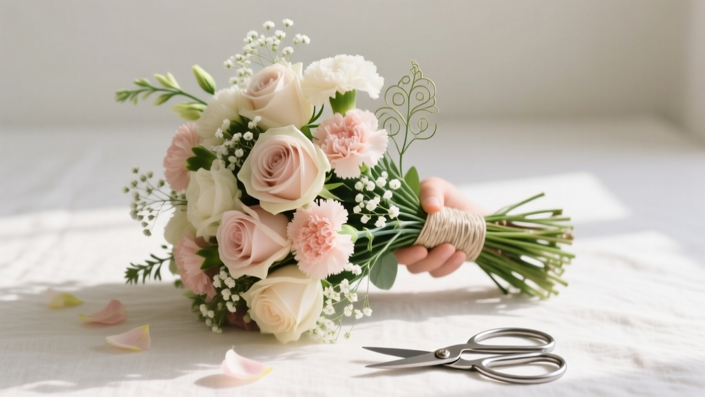 How to Make a Wedding Bouquet That Looks Pro (Without Spending $300+): A Step-by-Step Guide for First-Time Florists Using Grocery Store Flowers, Wire, and Scissors—No Experience Needed