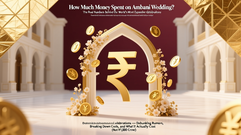 How Much Money Spent on Ambani Wedding? The Real Numbers Behind the World’s Most Expensive Celebrations — Debunking Rumors, Breaking Down Costs, and What It Actually Cost (Not ₹1,000 Crore)