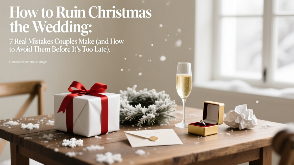 How to Ruin Christmas the Wedding: 7 Real Mistakes Couples Make (and How to Avoid Them Before It’s Too Late)