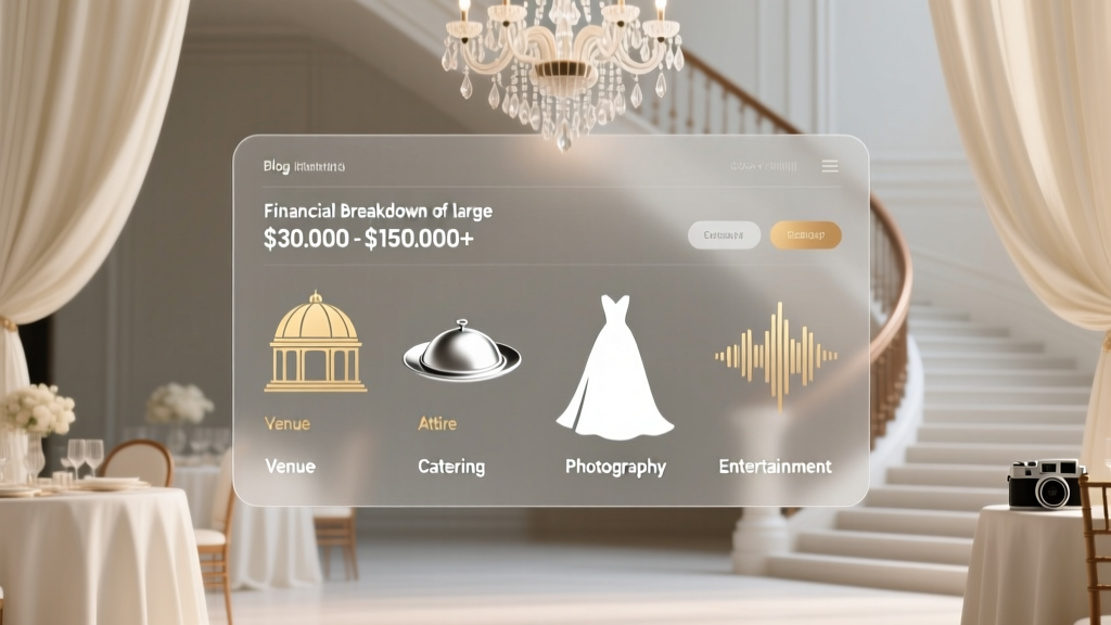 How Much Do Big Weddings Cost? The Real Numbers Behind $30K–$150K+ Celebrations (And Exactly Where Every Dollar Goes)