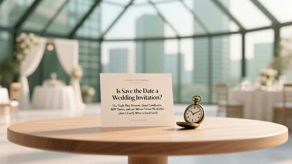 Is Save the Date a Wedding Invitation? The Truth That Prevents Guest Confusion, RSVP Chaos, and Last-Minute Venue Headaches (Here’s Exactly When to Send Each)