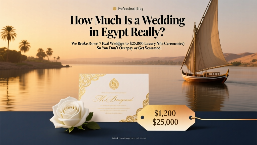 How Much Is a Wedding in Egypt Really? We Broke Down 7 Real Budgets (From $1,200 Micro-Weddings to $25,000 Luxury Nile Ceremonies) So You Don’t Overpay or Get Scammed