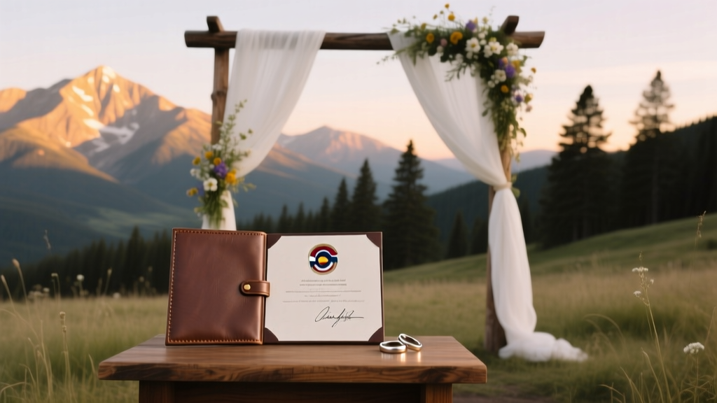 How to Officiate a Wedding in Colorado: The Exact 7-Step Legal Process (No License, No Online Ordination Required — and Yes, Your Friend *Can* Legally Marry You)