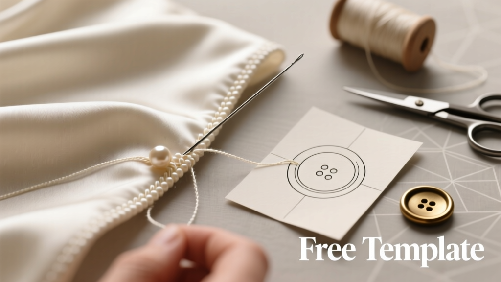 How to Make Button Holes for Wedding Attire: 7 Foolproof Steps Even Beginners Get Right (No Sewing Machine Required + Free Template)