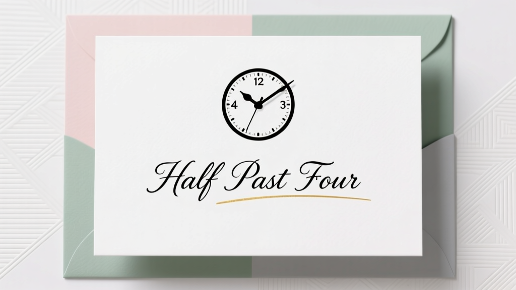 How Do You Write the Time on a Wedding Invitation? The 7-Second Rule That Prevents RSVP Confusion (and Why 62% of Guests Misread 'Half Past Four')