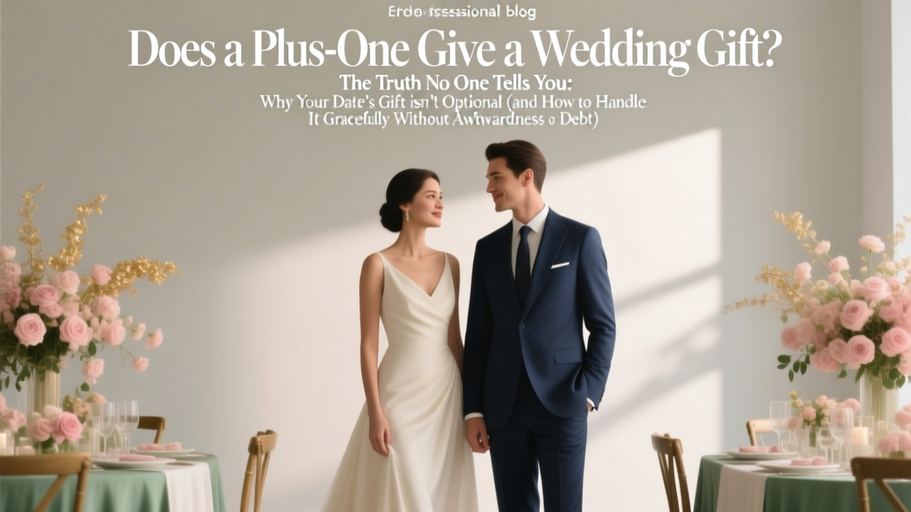 Does a plus one give a wedding gift? The truth no one tells you: why your date’s gift isn’t optional (and how to handle it gracefully without awkwardness or debt)