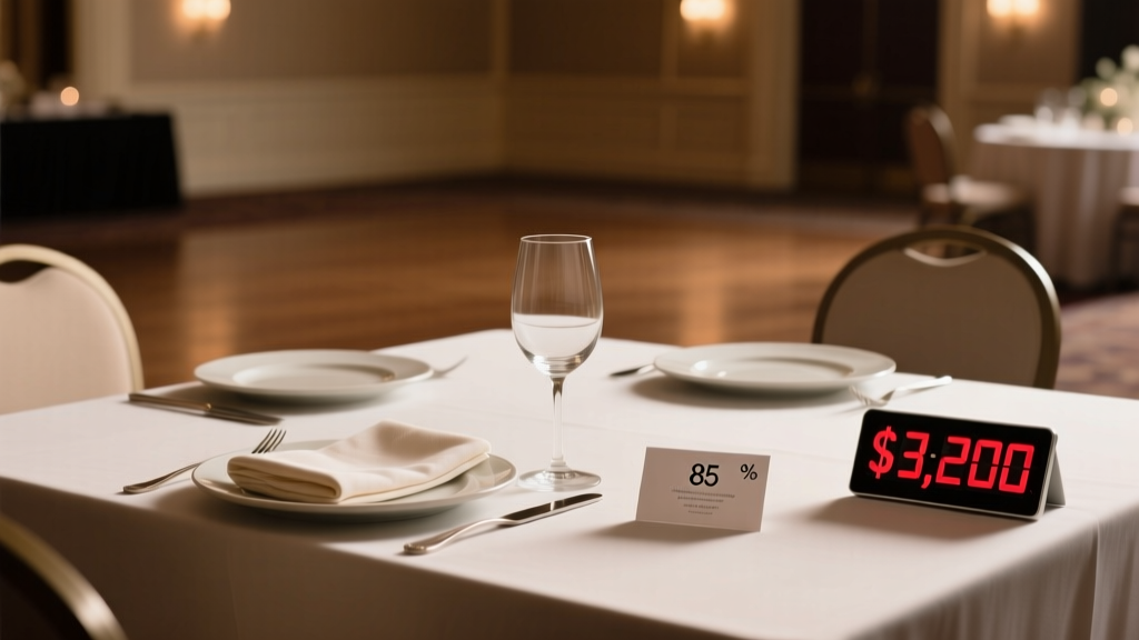 How Many People Show Up to Weddings? The Real RSVP-to-Attendance Ratio (Backed by 2024 Data) — And Why Assuming 85% Could Cost You $3,200 in Wasted Food & Seating