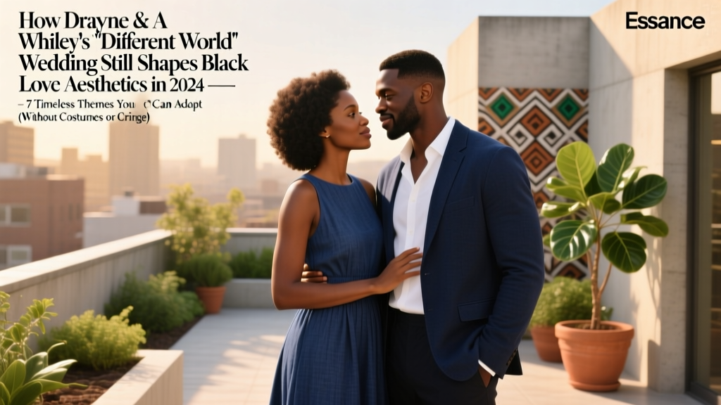 How Dwayne & Whitley’s 'A Different World' Wedding Still Shapes Black Love Aesthetics in 2024 — 7 Timeless Themes You Can Adapt (Without Costumes or Cringe)
