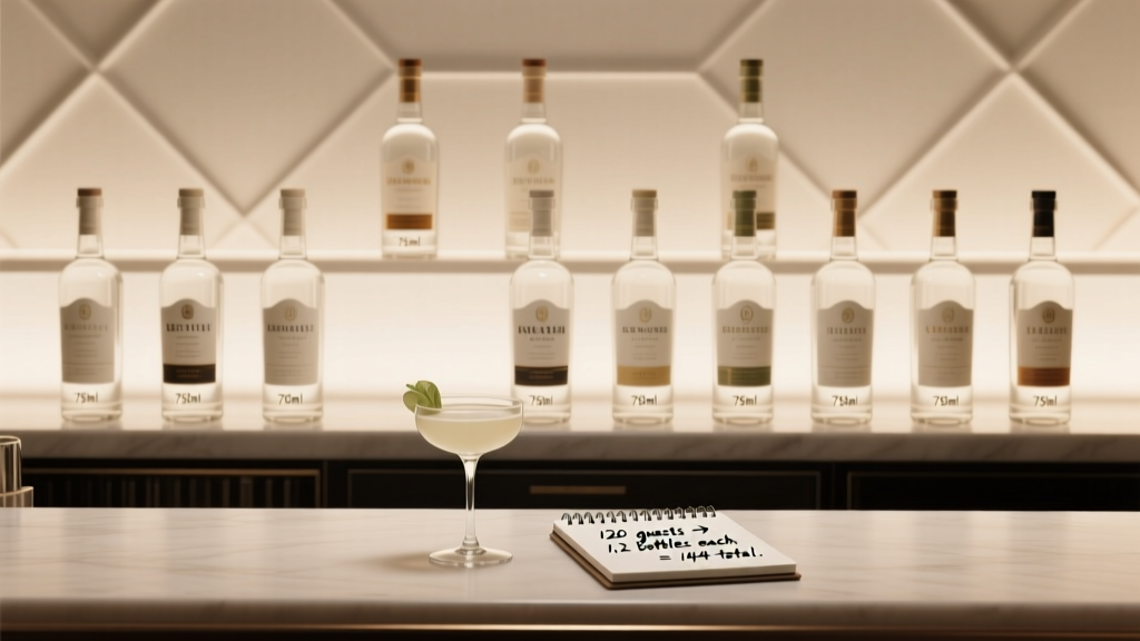 How Much Liquor for a Wedding of 120? The Exact Bottle Count You Need (No Guesswork, No Waste, No Last-Minute Panic)