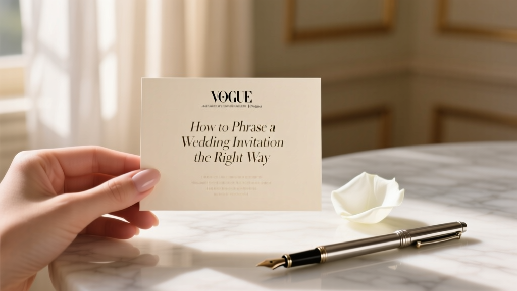 How to Phrase a Wedding Invitation the Right Way: 7 Non-Negotiable Rules (That 83% of Couples Break — and Why It Costs Them RSVPs, Stress, and Guest Confusion)