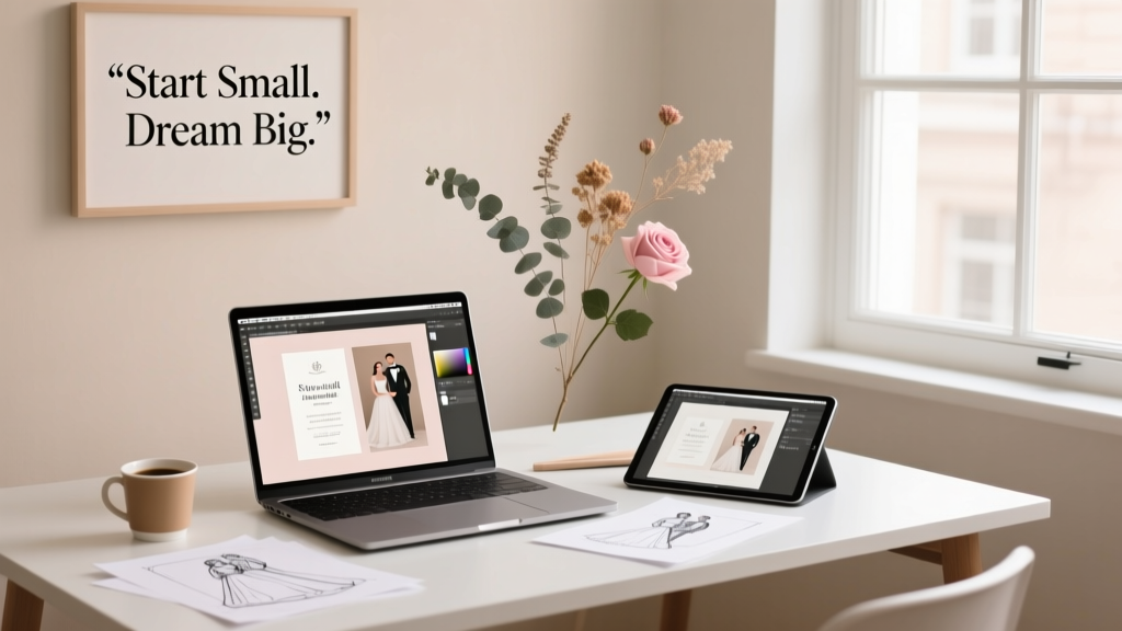 How to Start a Wedding Invitation Business in 2024: The Realistic 7-Step Launch Plan (No Design Degree or $10K Budget Required)