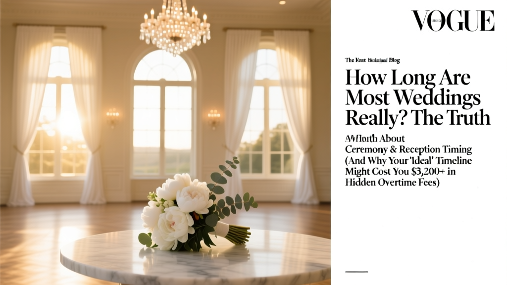 How Long Are Most Weddings Really? The Truth About Ceremony + Reception Timing (And Why Your 'Ideal' Timeline Might Cost You $3,200+ in Hidden Overtime Fees)