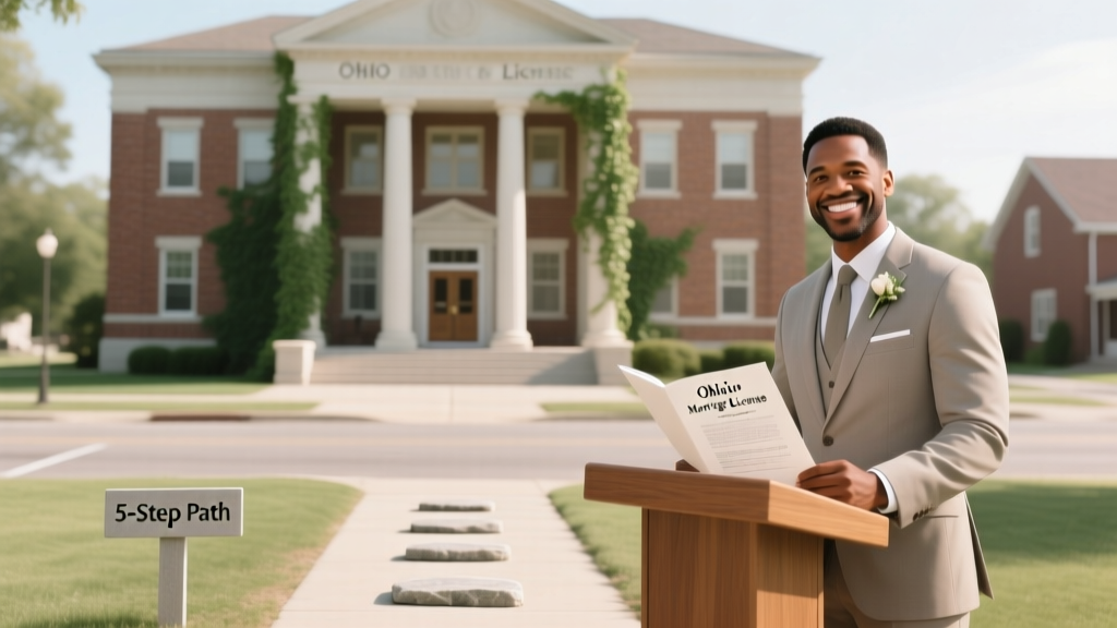 How Do I Become a Wedding Officiant in Ohio? The 5-Step Legal Path (No Seminary, No Waiting List, No Hidden Fees)