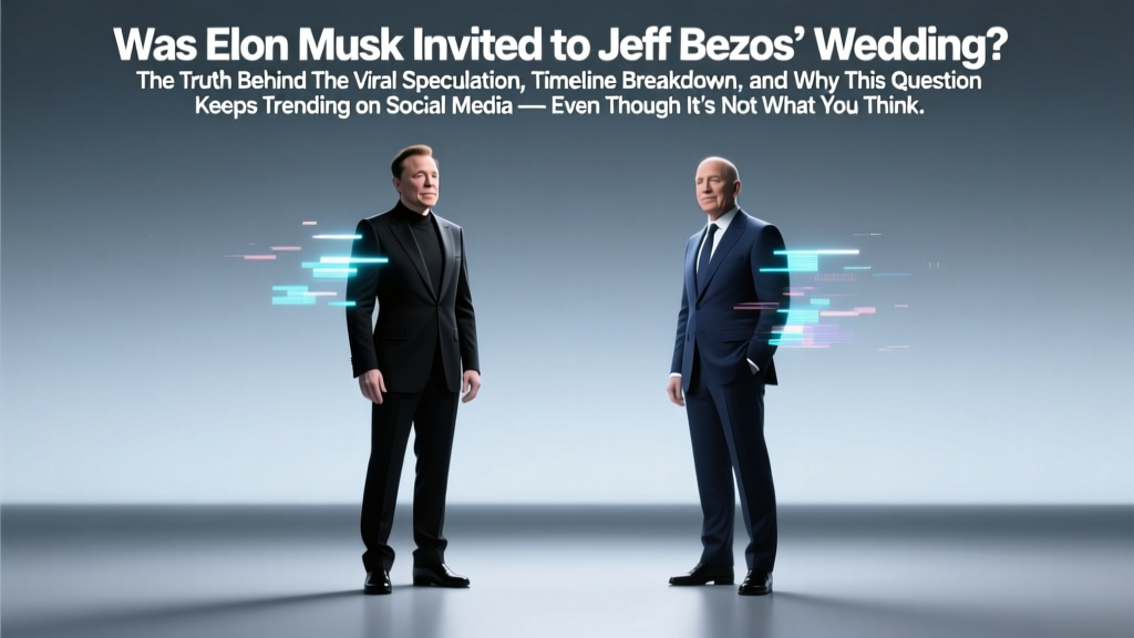 Was Elon Musk Invited to Jeff Bezos’ Wedding? The Truth Behind the Viral Speculation, Timeline Breakdown, and Why This Question Keeps Trending on Social Media — Even Though It’s Not What You Think
