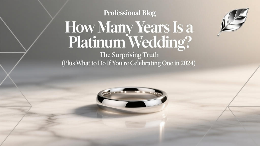 How Many Years Is a Platinum Wedding? The Surprising Truth (Plus What to Do If You’re Celebrating One in 2024)