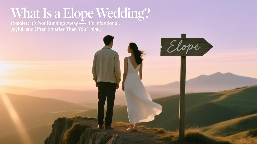 What Is a Elope Wedding? (Spoiler: It’s Not Running Away — It’s Intentional, Joyful, and Often Smarter Than You Think)