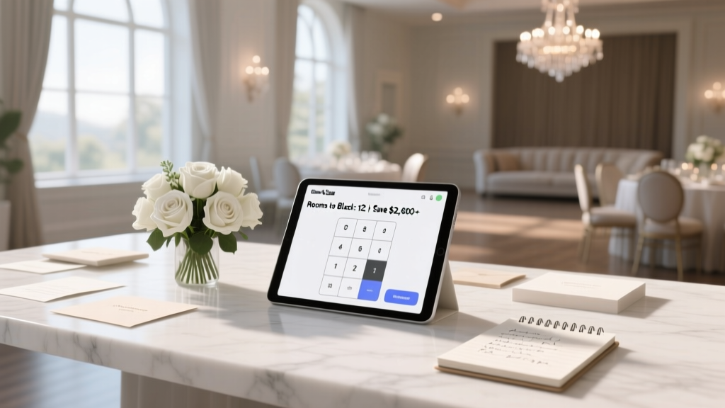 How Many Rooms to Block for Wedding: The Exact Formula (Not Guesswork) — Save $2,800+ & Avoid Last-Minute Chaos with Our Real-World Block Size Calculator