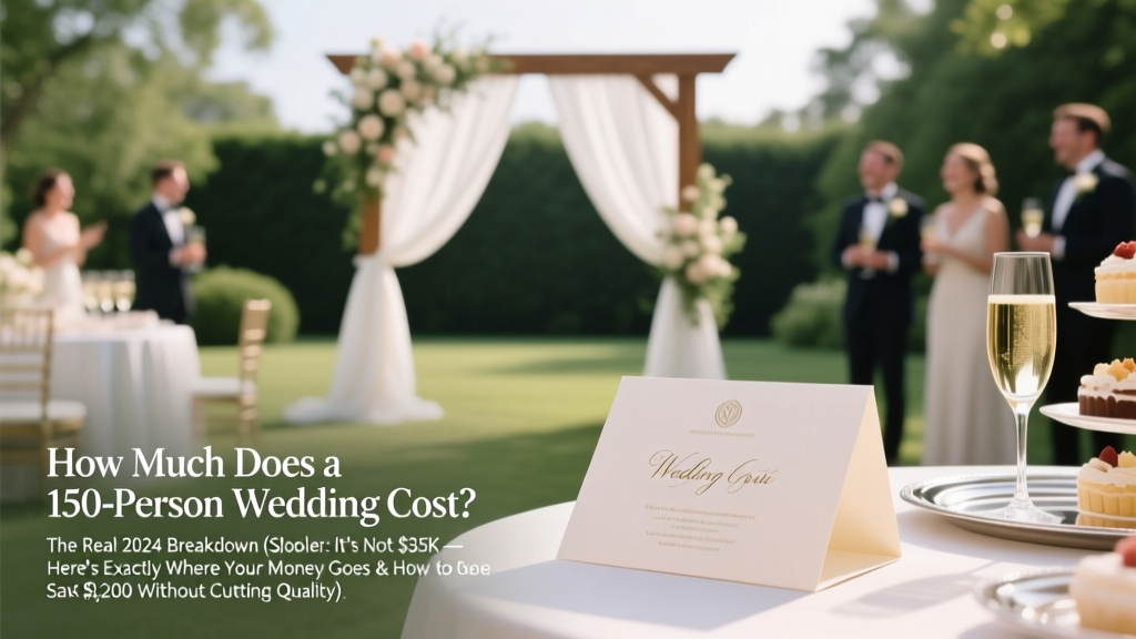 How Much Does a 150 Person Wedding Cost? The Real 2024 Breakdown (Spoiler: It’s Not $35K—Here’s Exactly Where Your Money Goes & How to Save $8,200 Without Cutting Quality)