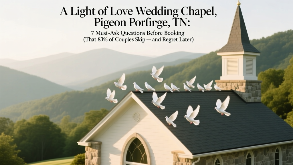 A Light of Love Wedding Chapel Pigeon Forge TN: 7 Must-Ask Questions Before Booking (That 83% of Couples Skip — and Regret Later)