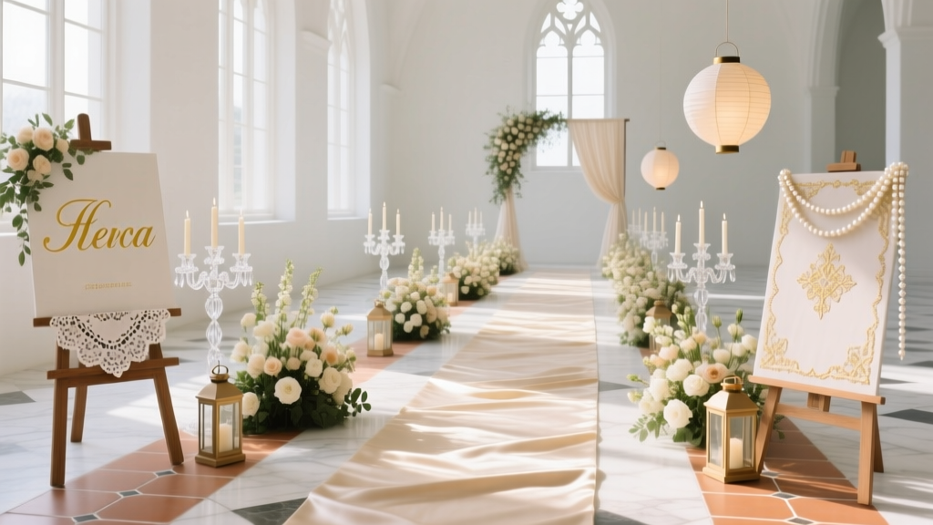 What May Be Found Lining a Wedding Aisle: 10 Stunning Ideas